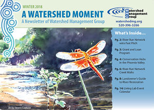 The cover of our Winter 2018 Newsletter features artwork by Dennis Caldwell.