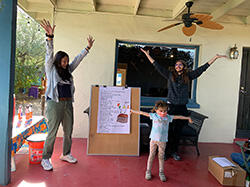 Bilingual story time at Family Saturday.