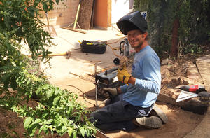 Lincoln Welding at the Living Lab!