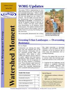 2008 Spring WMG Newsletter cover