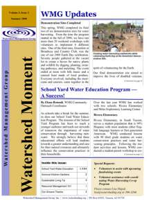 2008 Summer WMG Newsletter cover