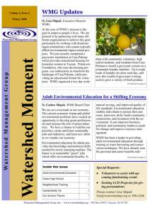 2008 Winter WMG Newsletter cover