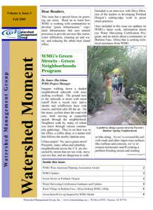 2009 Fall WMG Newsletter cover