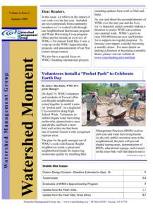 2009 Summer WMG Newsletter cover