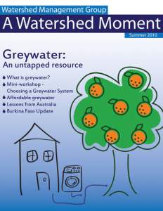 2010 Summer WMG Newsletter cover