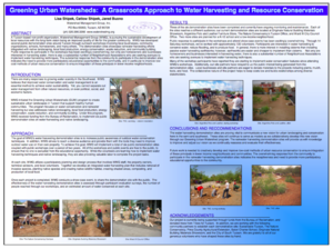 Greening Urban Watersheds: A Grassroots Approach to Water Harvesting and Resource Conservation cover