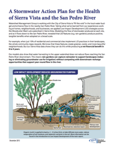 A Stormwater Action Plan for the Health of Sierra Vista and the San Pedro River cover