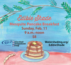 Edible Shade Mesquite Pancake Breakfast
