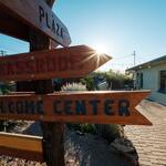 The sign at the Living Lab.