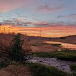Santa Cruz at Starr Pass Blvd, photo of flow