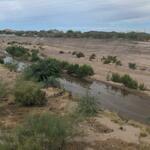 Santa Cruz at Silverlake Rd, photo of flow