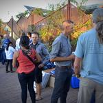 Mingling and meeting like-minded people.