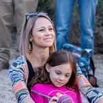 Beth and her daughter enjoying the music. 