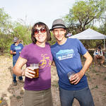 Summer and Catlow smile for the camera. 