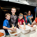 The kids are awesome clean up help!