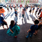 The dance party gets started!