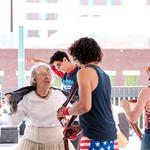 The dance floor was hoppin'!