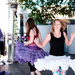 The tutus were a big hit. 