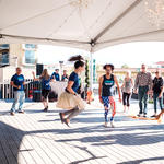Deborah Oslik rocks the jump rope!