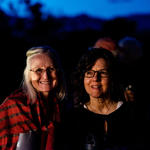 Enjoying good company and a lovely evening