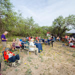 Where we enjoyed food, beer, wine, tea, and camaraderie! 