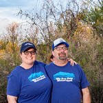 Jamie Manser and Dan Rylander enjoy the music. 