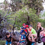 Riparian trees make great hang-out spots for kids!