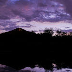 A Mountain at dusk. Photo by Julius Schlosburg
