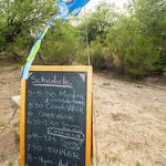 The schedule of activities. 