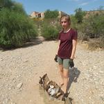 "We worked on a wash near our home and collected three bags worth of trash.  For what it's worth, we also scoured our neighborhood for buffelgrass for that event but did not find any (a good thing)!" - Jen T.