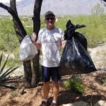 "Cleaned up about a 1/4 mile stretch (up and back) along Craycroft Road north of River Road." - Steven A,