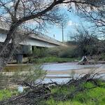 Tanque Verde at Houghton Rd, photo of flow