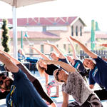 Enjoying a side stretch