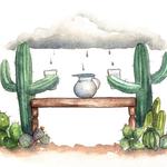 Rain to Table. Illustration by Adela Antoinette