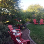 A lush landscape supported by water harvesting.