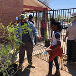Luis providing rain garden at workshop.
