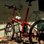 Lisa'a bicycle at Watershed Management Group headquarters