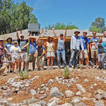 WMG Co-ops members celebrate a successful water-harvesting workshop.