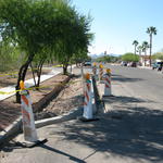 Green Streets road reconstruction in process