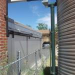 Community demonstration cistern installation 