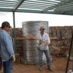 Water harvesting demonstration