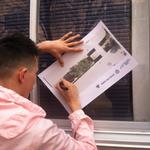 Sabino High School water harvesting demonstration site - student drawing design