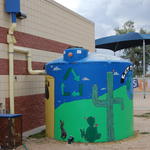 Culvert style cistern (dry system)