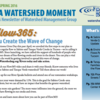 WMG's Spring Newsletter "A Watershed Moment" newsletter cover