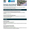 Tucson Water Rainwater Harvesting and Gray Water Resource List cover