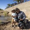 Happy kids & adults at the Santa Cruz River release! Photo by Nicci Radhe